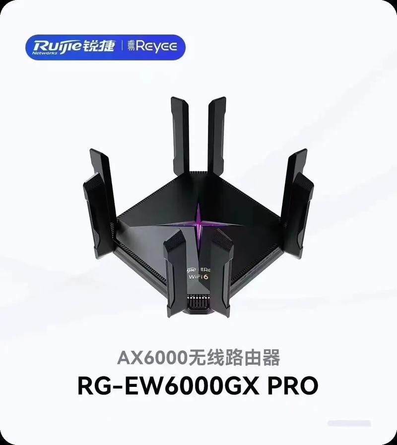 锐捷新品路由器来袭,6000兆wifi6 1,支持双wan